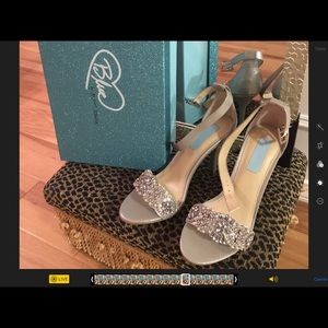 Betsy Johnson New Silver Sandals